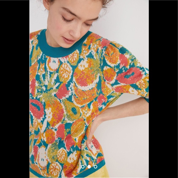 Anthropologie Farm Rio Fruits Sweater - Picture 2 of 11